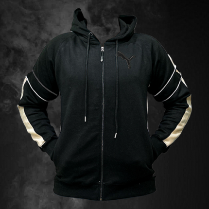 Black Zip Upper